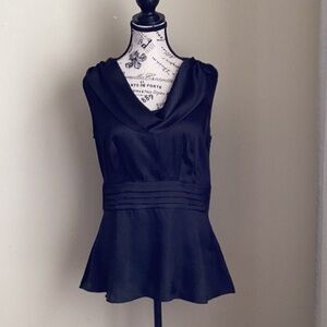 Elegant Black Sleeveless Top